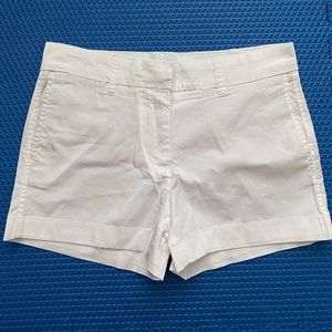 **brand new** j.crew white shorts
